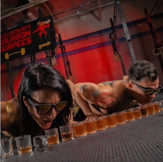 Goodr Sunglasses Beelzebub's Bourbon Burpees - U.N. Luggage Canada