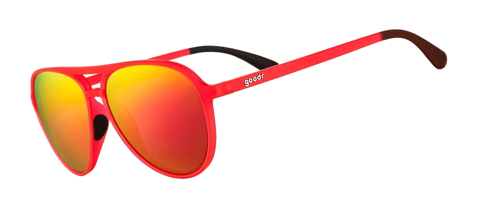 Goodr Sunglasses Captain Blunt's Red-Eye