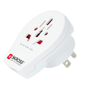 SKROSS World Adapter to USA USB - U.N. Luggage Canada