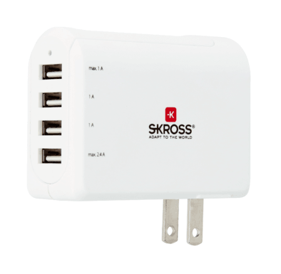 SKROSS US USB 4 Port Charger - U.N. Luggage Canada