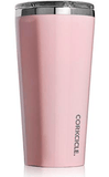 16oz gloss rose quartz corkcicle tumbler