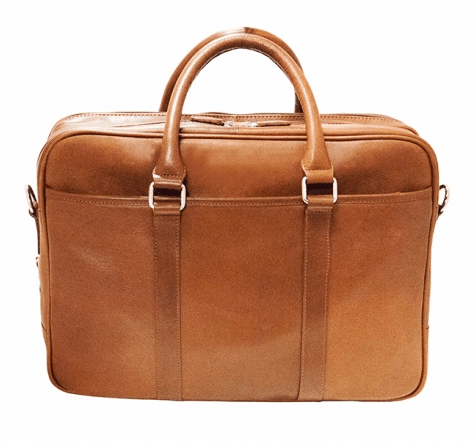 Mancini Double Compartment Laptop Briefcase - U.N. Luggage Canada