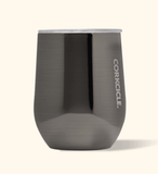 12oz gunmetal Corkcicle stemless wine glass