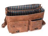 Aunts & Uncles Hunter Finn Leather Business Bag Interior