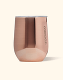 12oz copper Corkcicle stemless wine glass