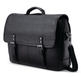 Samsonite Classic Leather Flapover Briefcase - U.N. Luggage Canada
