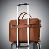 Samsonite Classic Leather Toploader Briefcase - U.N. Luggage Canada