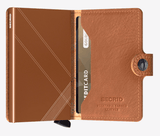 Secrid Stitch Mini Wallet Linea Caramello Interior Card Slots