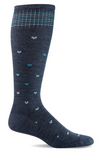 Sockwell Women's Full Heart Moderate Graduated Compression Socks (Wide Calf Fit)