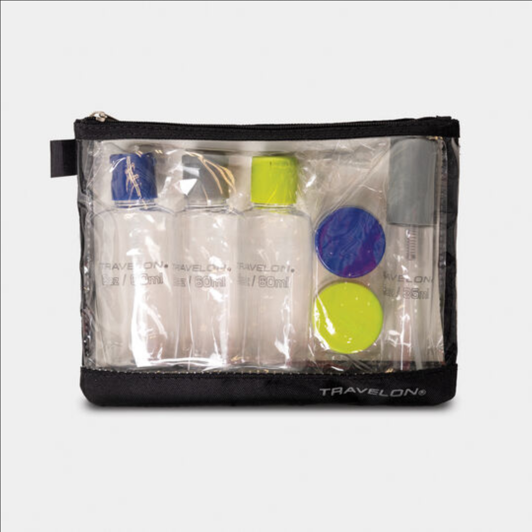 Travelon 1 Quart Zipper Bag with Bottles