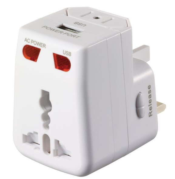 Worldwide Adapter + USB