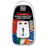 Worldwide Adapter + USB