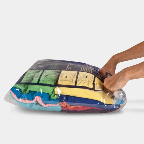 Travelon Set Of 2 Compression Packing Bags-Clear