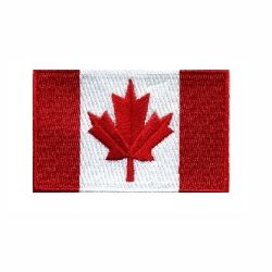 Canada Flag Patches: Various Sizes