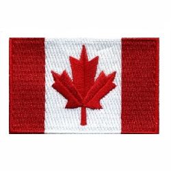 Canada Flag Patches: Various Sizes