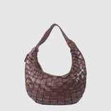 The Trend Veglio Woven Leather Shoulder Bag