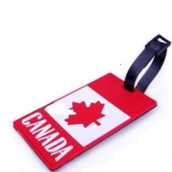 Viva Canada Flag Luggage Tag