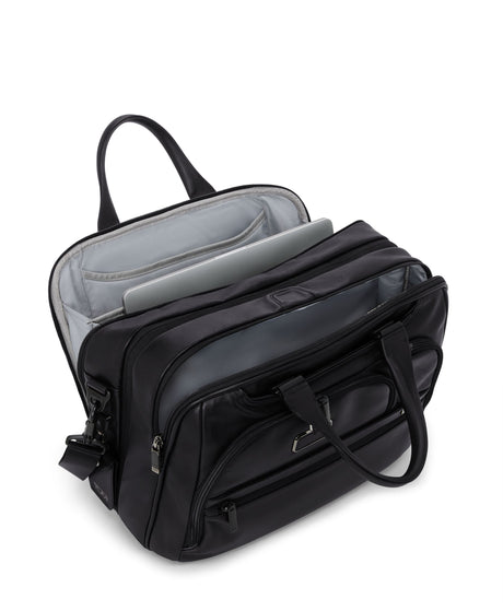 Tumi Alpha Medium Expandable 15" Expandable Briefcase-Leather