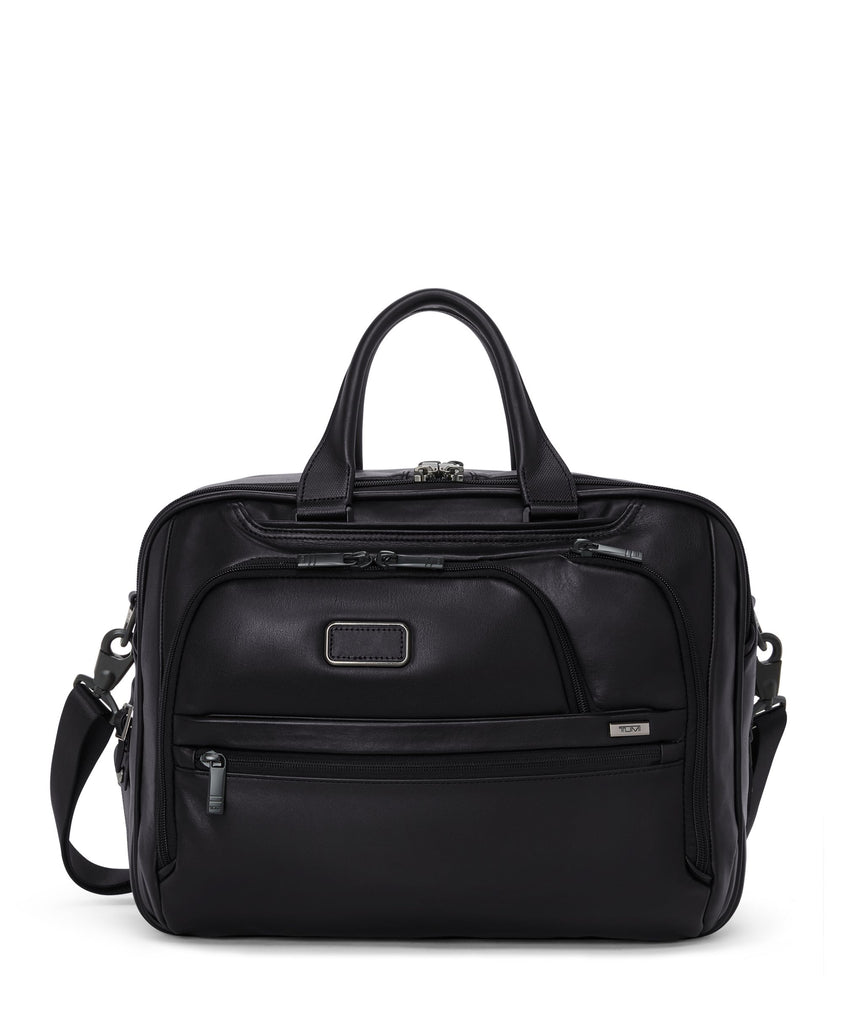 Tumi Alpha Medium Expandable 15" Expandable Briefcase-Leather