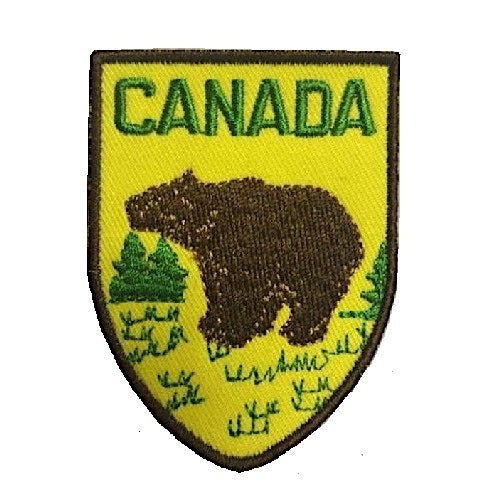 Canada Grizzly Bear Shield Patch