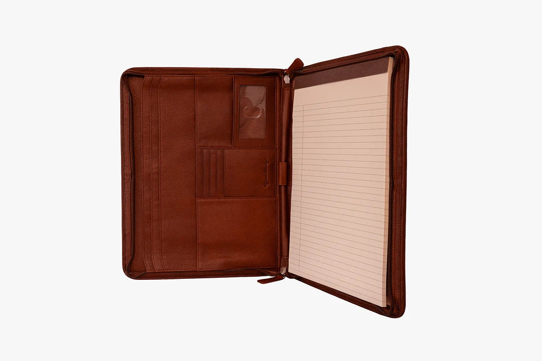 Osgoode Marley Cashmere Zippered File Folio
