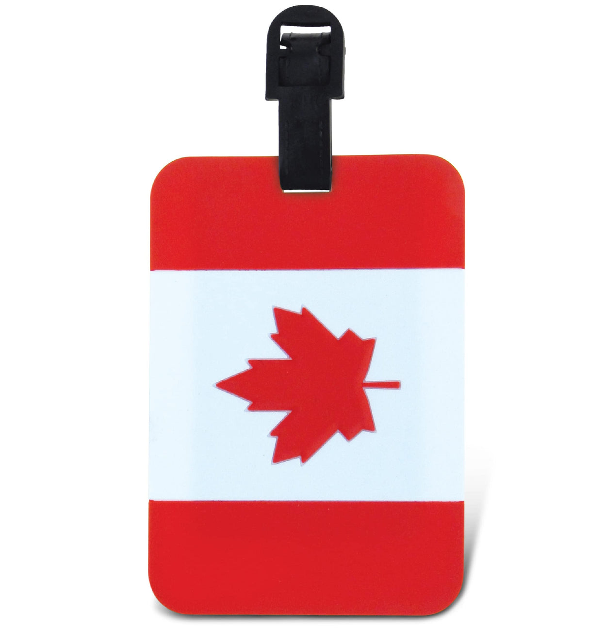Canadian Flag Rubberized Luggage Tag