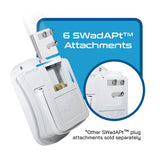Ceptics World Way Travel Adapter Kit - 1 USB-A, 1 USB-C and 1 PD 35W USB-C Port and Cable