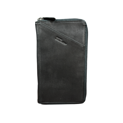 Derek Alexander Small Full Zip Travel Wallet