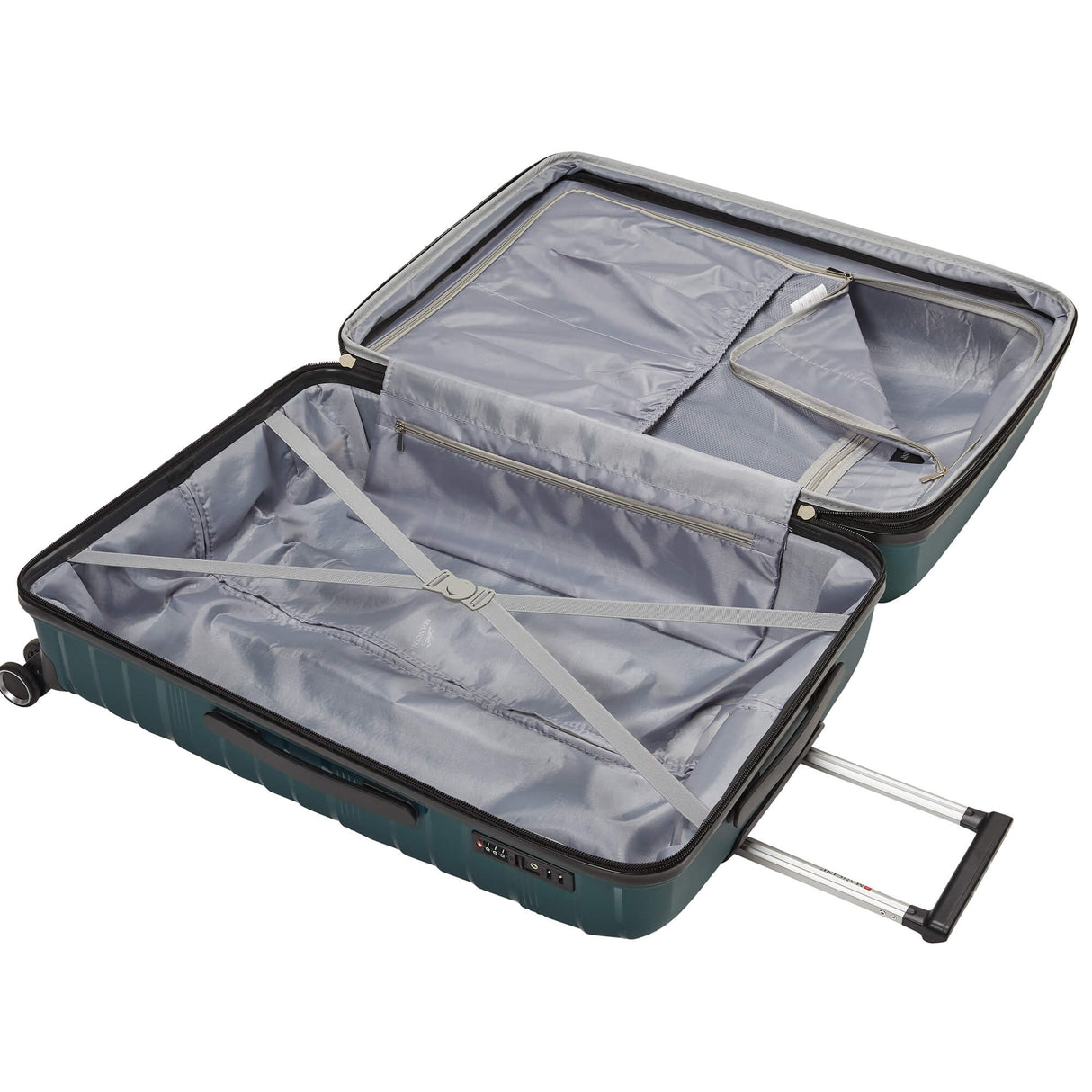 Mancini Bermuda Collection 20" Carry-On Spinner Luggage