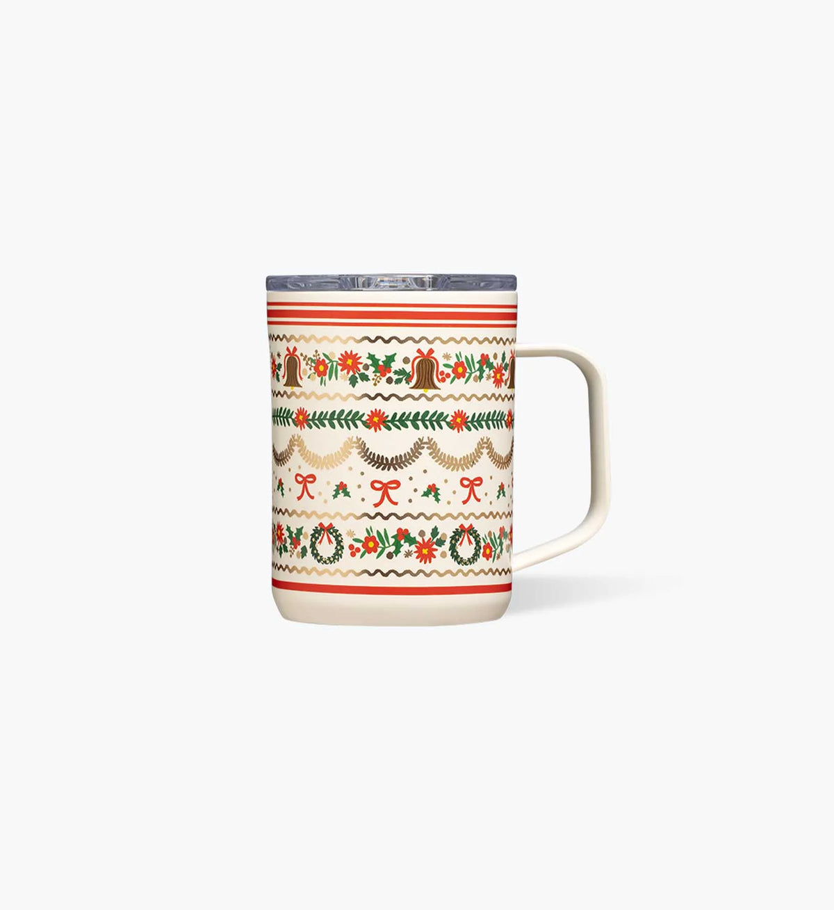 Corkcicle x Rifle Paper Co. 16 oz. Coffee Mug-Holiday Theme