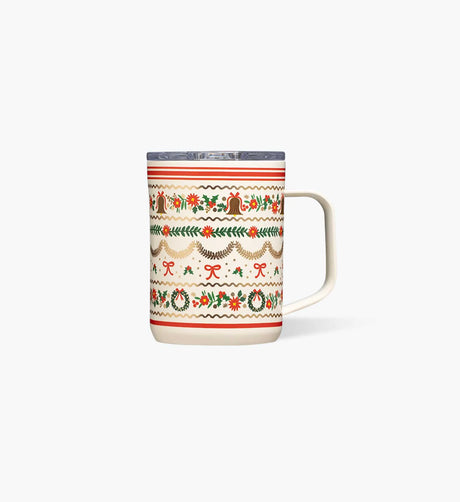 Corkcicle x Rifle Paper Co. 16 oz. Coffee Mug-Holiday Theme