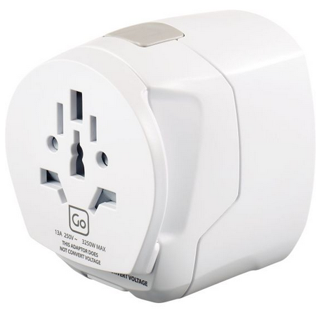 Go Travel Certified Worldwide Adapter &  Two USB