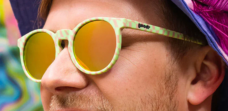 Goodr Circle Gs We're All Mad Down Here Sunglasses