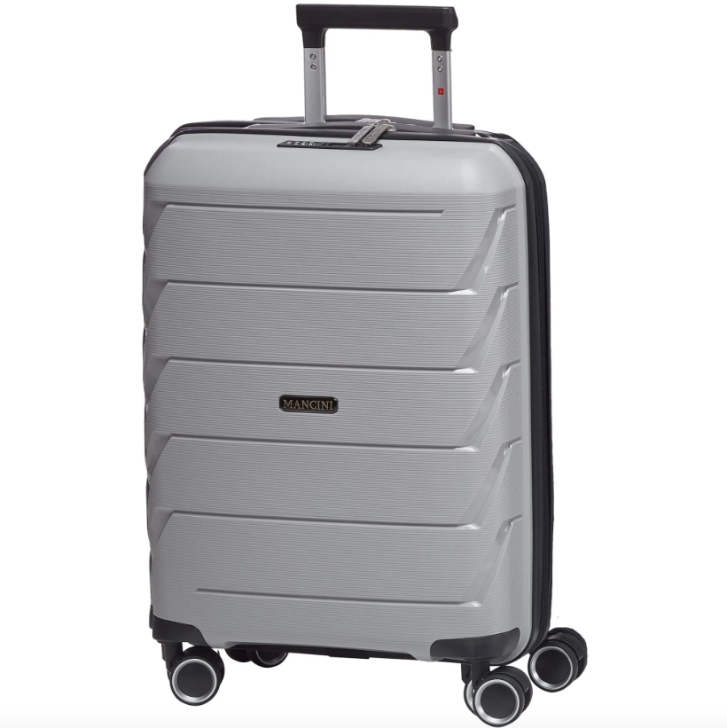 Mancini Melbourne Collection Expandable 20" Spinner Carry-on Luggage