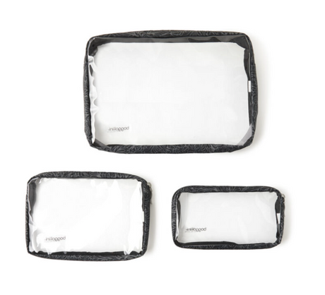 Baggallini Clear Travel Pouches