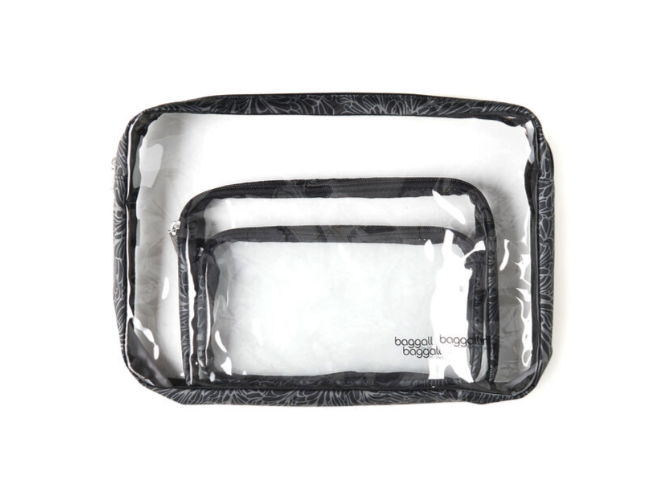 Baggallini Clear Travel Pouches