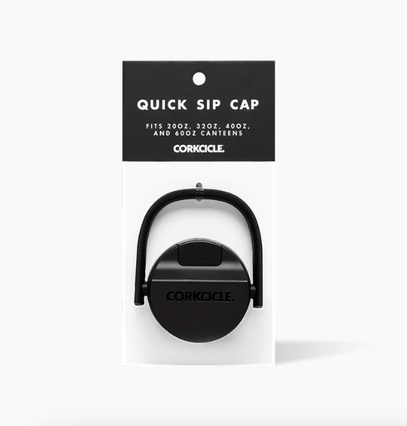 Corkcicle Quick Sip Cap - Fits 20oz, 30oz and 40oz Sport Canteens