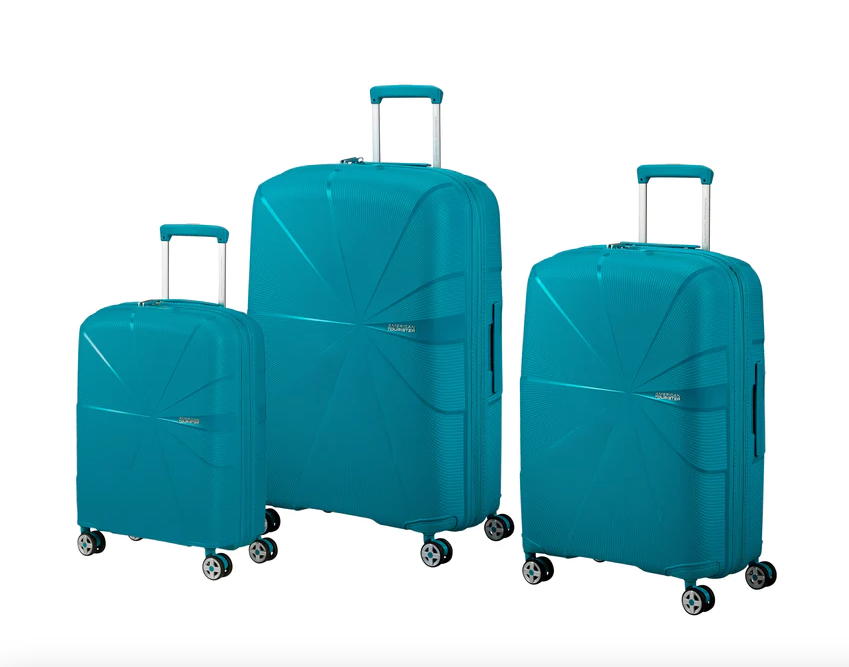 American Tourister StarVibe 3 Piece Spinner Expandable Luggage Set