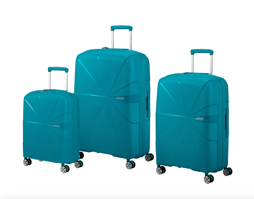 American Tourister StarVibe 3-Piece Spinner Expandable Luggage Set