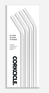 Corkcicle Glass Straw Set (4pk)