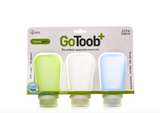 GoToob+ 3 Pack 3.4oz (100mL) Travel Tube Set