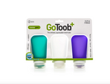 GoToob+ 3 Pack 3.4oz (100mL) Travel Tube Set