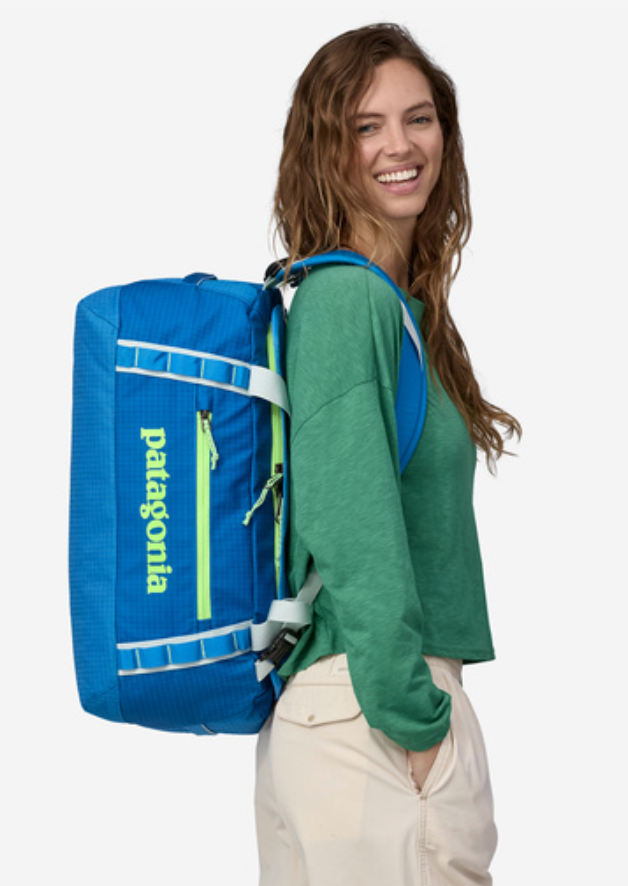 Patagonia Matte Black Hole 40L Duffle Bag