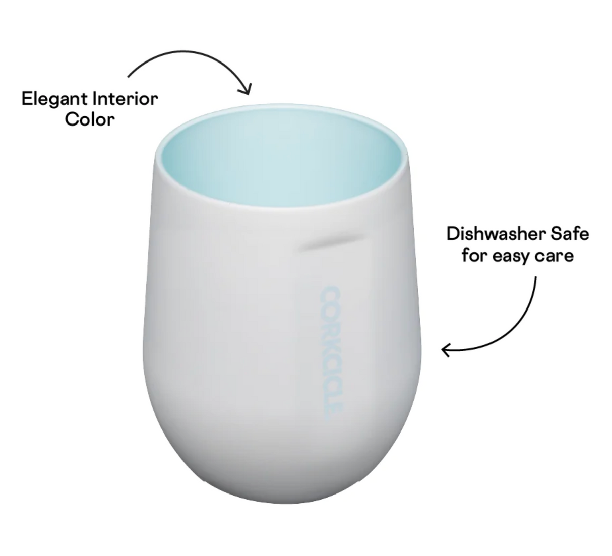 Corkcicle Pure Taste 12oz Stemless