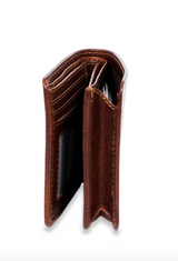 Jack Georges Voyager Bifold Wallet with Gusseted Currency Pocket