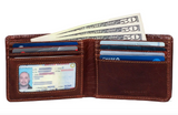 Jack Georges Voyager Bifold Wallet with Gusseted Currency Pocket