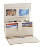 Derek Alexander Allante Large Multi-Compartment Clutch Wallet