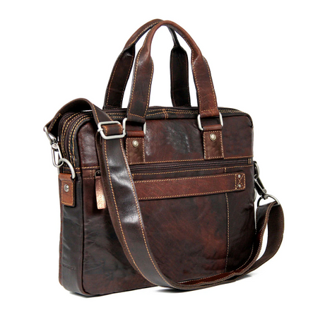 Jack Georges Voyager Professional Zippered Briefcase