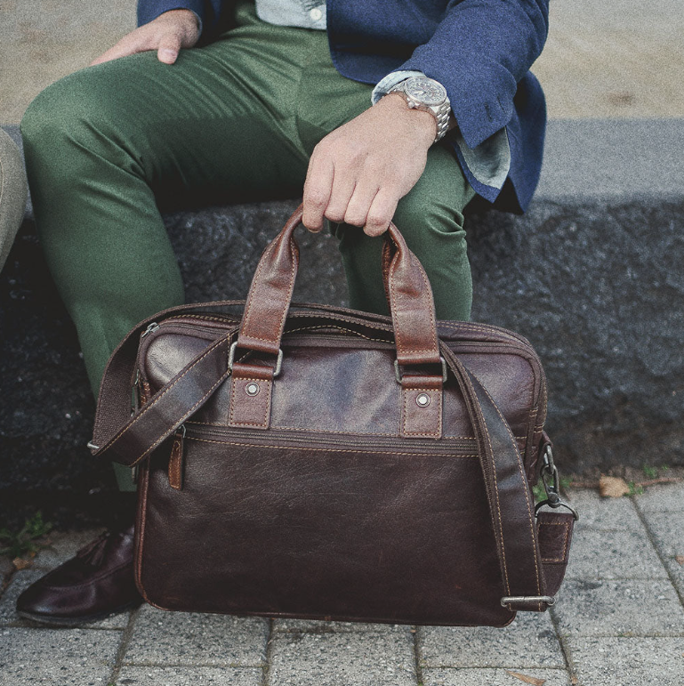 Jack Georges Voyager Professional Zippered Briefcase