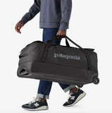 Patagonia 100L Matte Black Hole Wheeled Duffel Bag